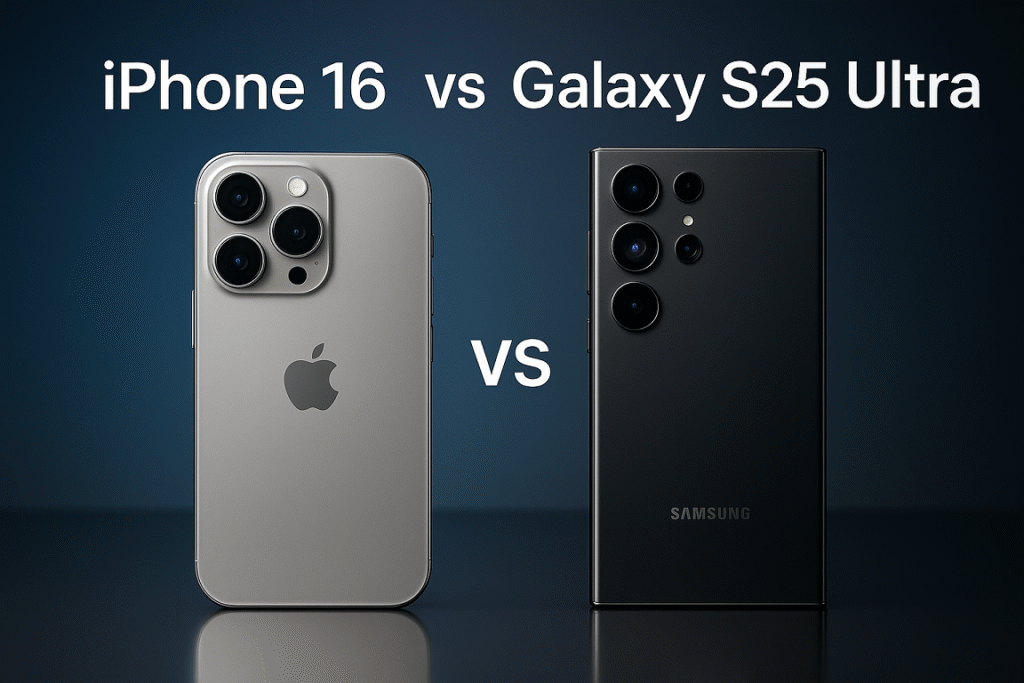 I phone 16 vs Samsung Galaxy S25 Ultra: 2025 का बेहतरीन स्मार्टफोन ?