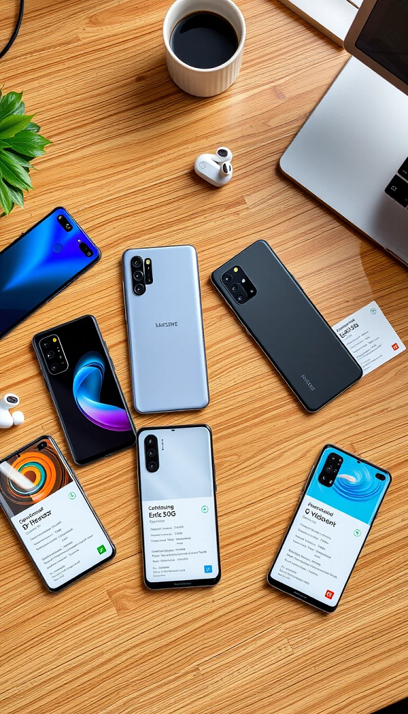 भारत में 20,000 रुपये से कम टॉप 10, 5g बजट स्मार्टफोन्स |
